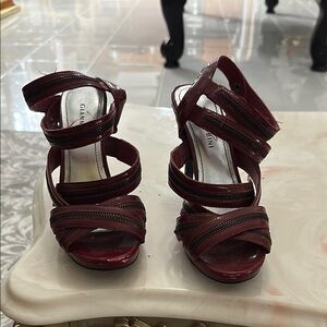 Gianni Bini Red High Heel Strappy Sandals